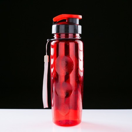 Water bottle, 650 ml, 23 x 7 cm, mix-5
