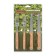 Set for Boyscout steaks, forks, knives, 4 persons