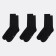 A set of men's socks (3 pairs), black color, size 27-29