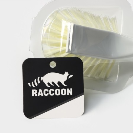 Raccoon Breeze dishwashing brush, comfortable pen, 30 × 6.5 × 8.5 cm, pile 2.5 cm-6