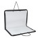Folder for drawings and drawings A3, 460 x 320 x 25 mm, handles, plastic, lightning around, "office"