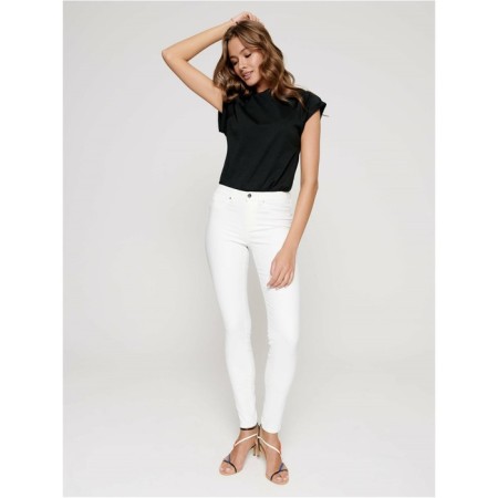 Women's jeans modeling CONTE ELEGANT SKINNY, size L, color White