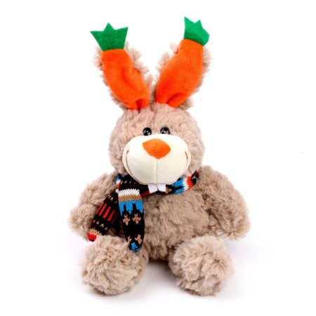 Soft toy "Rabbit in a scarf", 17 cm