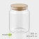 Glass Bank for bulk products with bamboo lid Bellatenero Eco, 650 ml, 10 × 12.5 cm
