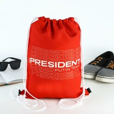 Back for shoes mr.president, red color, 41 x 31 cm