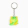 New Year's keychain for keys, voluminous "New Year: Snake with a hill" 3.2 x 8.5 cm
