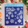 Stickers on the windows "New Year" snowflakes, toys, 38x30 cm
