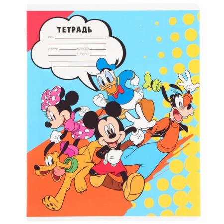 Notebook in a cage 24 sheets, 5 types of mix, cover coated paper, Minnie Mouse-5