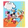 Notebook in a cage 24 sheets, 5 types of mix, cover coated paper, Minnie Mouse
