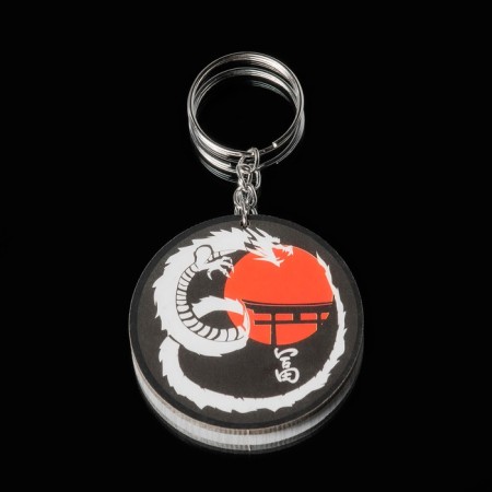 Car key keychain, dragon-1