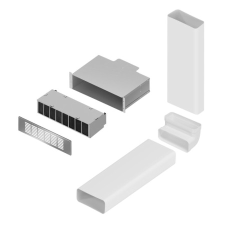 MAUNFELD MIDS604 air ducts, with CF312MW filter for the MIHC604SF2BK panel