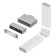 MAUNFELD MIDS604 air ducts, with CF312MW filter for the MIHC604SF2BK panel