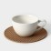 Silicon-based mat for hot, d = 140 mm, thickness = 3.5 mm, beige