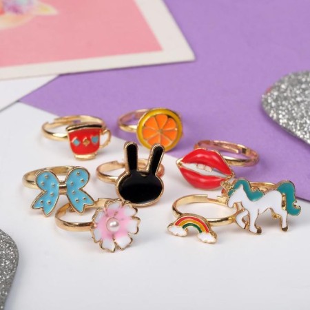 Children's ring "Assorted", Mix shape, color, dimensionless