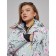 Ski jacket female, size 42, turquoise color
