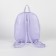 Baby backpack for a girl with sequins "Unicorn", a lightning department, blue color