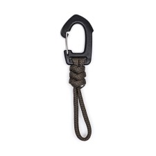 Tourist carbine, with paracord, khaki, 11 cm