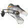 Bulge-bell front BQ-6, fastening on the frame, color gray color