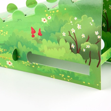 Easter slide in a set with stickers for eggs "Nature".-5