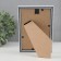 Photo frame Plastic "Mira" 10x15 cm, white (plastic screen)