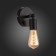 Wall lamp EVOLUCE. SL419.401.01. ANO. 1x60 W, E27, 10x12 cm, black color