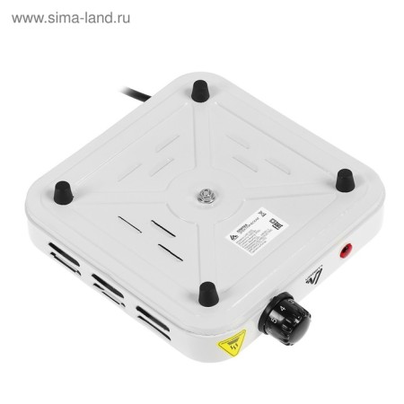 Electric tile Luazon LHP-002, 1 burner, 1000 W, heater disk, white-5
