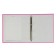 Folder on 4 rings A4, Erichkrause Neon, 35 mm, 1750 microns, laminated, solid cover, pink