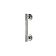 Bath handrail with an anti -slip surface of Ken S, chrome