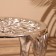 Coffee table 36x36x32 cm, aluminum