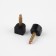 Heels for heels, 9 × 10 × 6 mm, 2 pcs, black color