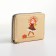 Lightning wallet, card for cards, for coins, beige color