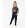Pants for girls, gray color, height 104 cm