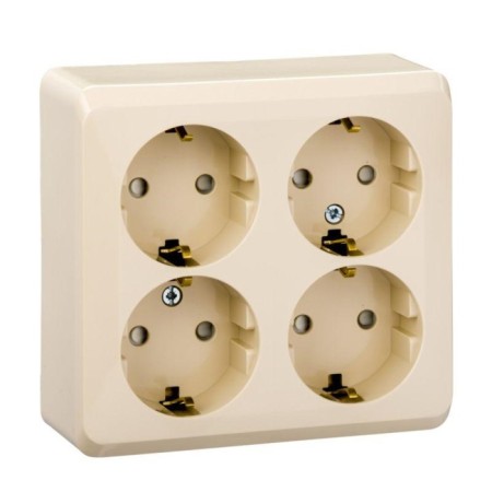 Sche PA16-208K sketch, OP, 4 sockets, protective curtains