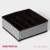 Organizer for storing linen Villy, 16 cells, 27 × 25 × 10 cm, white-brown color
