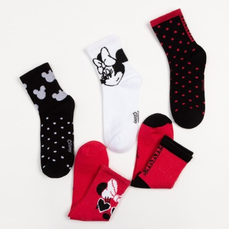 Набор носков "Minnie Mouse", Минни Маус, 5 пар, 20-22 см-3