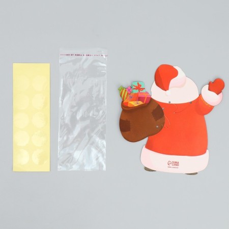 Package for sweets "Santa Claus", 11 x 6 cm, New Year-3