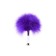 Toyfa Theater tickle, plastic, feather, purple, 13 cm