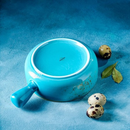 Porcelain magisto magistro "Cerera", 500 ml, d = 15 cm, blue color-3