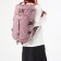 A backpack-samka with a zipper, 4 outer pockets, shoe detachment, pink color