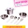 Set of metal utensils "Wittty", 8 items