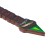 Souvenir weapon ax “Green” ax, length 24.5 cm