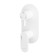Shower mixer Wasserkraft Mindel 8571, single -leaf, without watering can, without spout, white