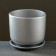 Flower Pot "Metallic" No. 2 (D12) cylinder, 0.9 liters