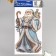 Room Decor volumetric sticker "Santa Claus in a blue fur coat" 24x41 cm