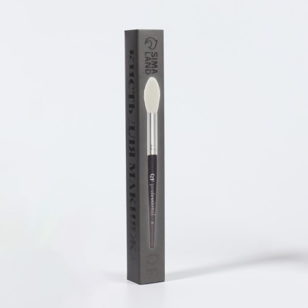 Premium makeup brush, 18 cm, black color-3
