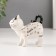 Souvenir Ceramics "A cat with a bow. Karakuli" White 9x4.4x8.3 cm