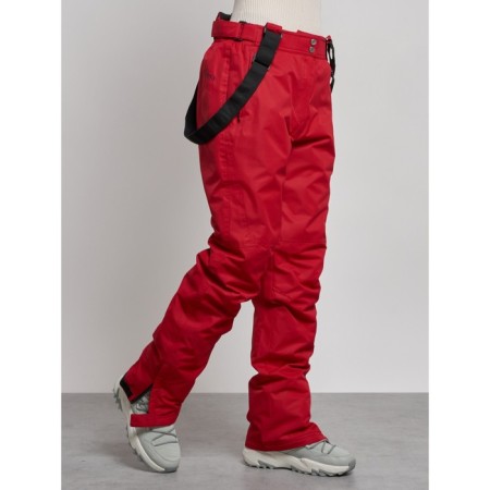 Semi -combinezone ski insulated female winter, size 50, red color-9