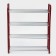 Shoe -shoe Dolyana, 4 tiers, 50 × 19 × 59 cm, red color