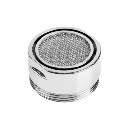 Zein aerator, outer thread, d = 24 mm, plastic housing, metal mesh, chrome