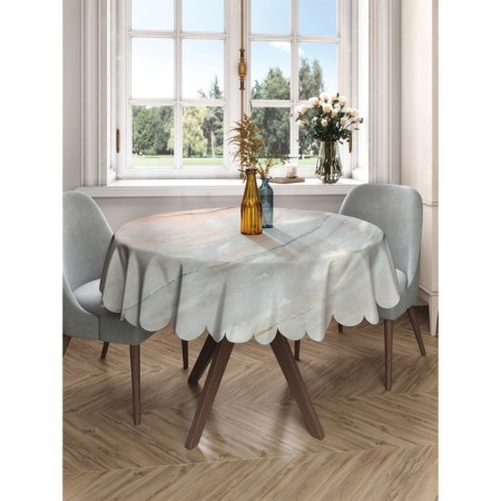The tablecloth "Marble gradient", round, Saten, d = 150 cm-2